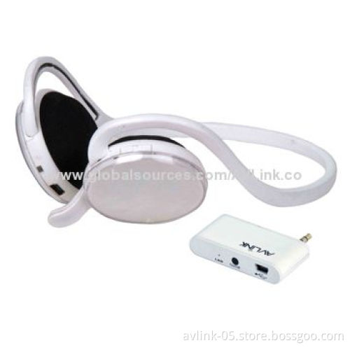 Multi-functional Rechargeable 2.4GHz Digital Wireless Stereo Headset, Mini 3.5mm Plug Transmitter